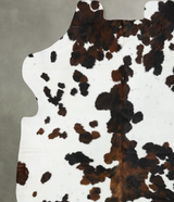 Tricolor X-Large European Cowhide Rug 6'11"H x 6'5"W #B22546 by Hudson Hides