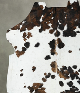 Tricolor XX-Large European Cowhide Rug 7'11"H x 7'2"W #B22579 by Hudson Hides
