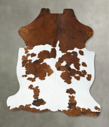 Tricolor X-Large European Cowhide Rug 7'5"H x 6'0"W #B22586 by Hudson Hides