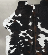 Tricolor X-Large European Cowhide Rug 7'5"H x 5'8"W #B22590 by Hudson Hides
