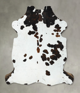 Tricolor XX-Large European Cowhide Rug 7'6"H x 7'1"W #B22616 by Hudson Hides