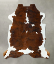 Tricolor XX-Large European Cowhide Rug 7'5"H x 7'0"W #B22620 by Hudson Hides