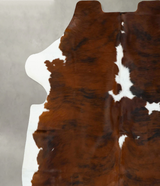 Tricolor XX-Large European Cowhide Rug 7'5"H x 7'0"W #B22620 by Hudson Hides