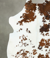 Tricolor XX-Large European Cowhide Rug 8'3"H x 7'4"W #B22637 by Hudson Hides