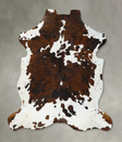 Tricolor XX-Large European Cowhide Rug 8'0"H x 7'3"W #B22663 by Hudson Hides