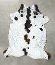 Tricolor XX-Large European Cowhide Rug 7'11"H x 7'3"W #B22674 by Hudson Hides