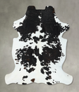 Black and White X-Large European Cowhide Rug 7'2"H x 6'1"W #B22693 by Hudson Hides