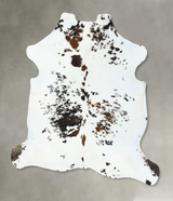 Tricolor XX-Large European Cowhide Rug 8'2"H x 7'5"W #B22714 by Hudson Hides