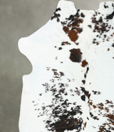 Tricolor XX-Large European Cowhide Rug 8'2"H x 7'5"W #B22714 by Hudson Hides