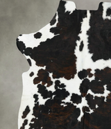 Tricolor X-Large European Cowhide Rug 7'6"H x 6'7"W #B22727 by Hudson Hides