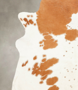 Brown and White XX-Large Brazilian Cowhide Rug 7'6"H x 7'6"W #B2277 by Hudson Hides