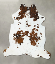 Tricolor X-Large European Cowhide Rug 6'11"H x 6'5"W #B22787 by Hudson Hides