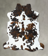 Tricolor X-Large European Cowhide Rug 6'9"H x 6'5"W #B22789 by Hudson Hides