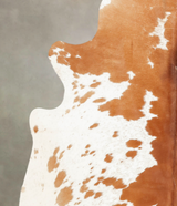 Brown and White XX-Large Brazilian Cowhide Rug 7'4"H x 6'9"W #B2279 by Hudson Hides