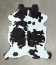 Tricolor X-Large European Cowhide Rug 6'9"H x 6'2"W #B22810 by Hudson Hides
