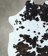 Tricolor X-Large European Cowhide Rug 6'9"H x 6'1"W #B22817 by Hudson Hides