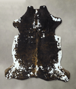 Tricolor X-Large European Cowhide Rug 6'9"H x 6'6"W #B22821 by Hudson Hides
