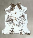 Tricolor X-Large European Cowhide Rug 6'9"H x 6'0"W #B22822 by Hudson Hides