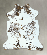 Tricolor X-Large European Cowhide Rug 6'9"H x 6'0"W #B22822 by Hudson Hides
