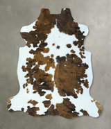 Tricolor X-Large European Cowhide Rug 6'8"H x 6'4"W #B22830 by Hudson Hides