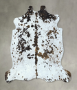 Tricolor X-Large European Cowhide Rug 6'6"H x 6'10"W #B22831 by Hudson Hides