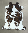 Tricolor X-Large European Cowhide Rug 6'7"H x 6'2"W #B22843 by Hudson Hides