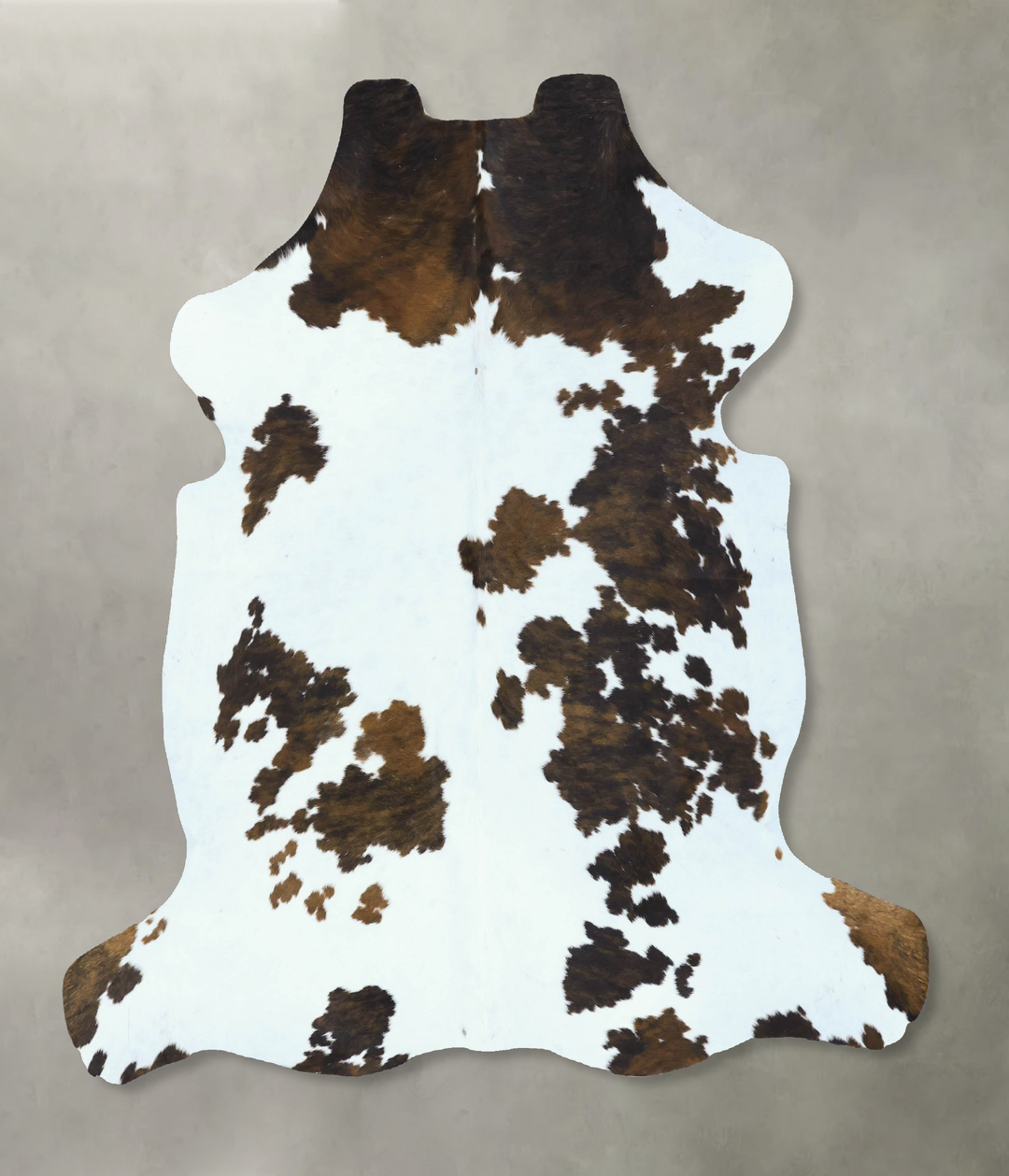 Tricolor Large European Cowhide Rug 6'5"H x 6'0"W #B22853 by Hudson Hi