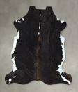 Dark Brindle X-Large European Cowhide Rug 7'2"H x 6'7"W #B22882 by Hudson Hides