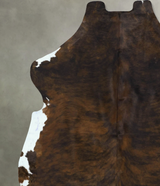 Dark Brindle X-Large European Cowhide Rug 7'3"H x 6'8"W #B22898 by Hudson Hides