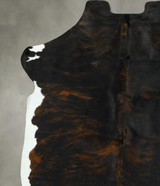 Dark Brindle X-Large European Cowhide Rug 7'3"H x 6'3"W #B22907 by Hudson Hides