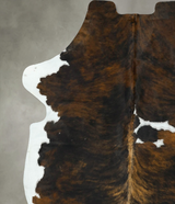 Tricolor X-Large European Cowhide Rug 7'5"H x 6'6"W #B22911 by Hudson Hides
