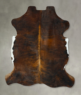 Dark Brindle X-Large European Cowhide Rug 6'11"H x 6'5"W #B22918 by Hudson Hides
