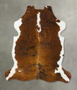 Tricolor X-Large European Cowhide Rug 6'11"H x 6'5"W #B22919 by Hudson Hides