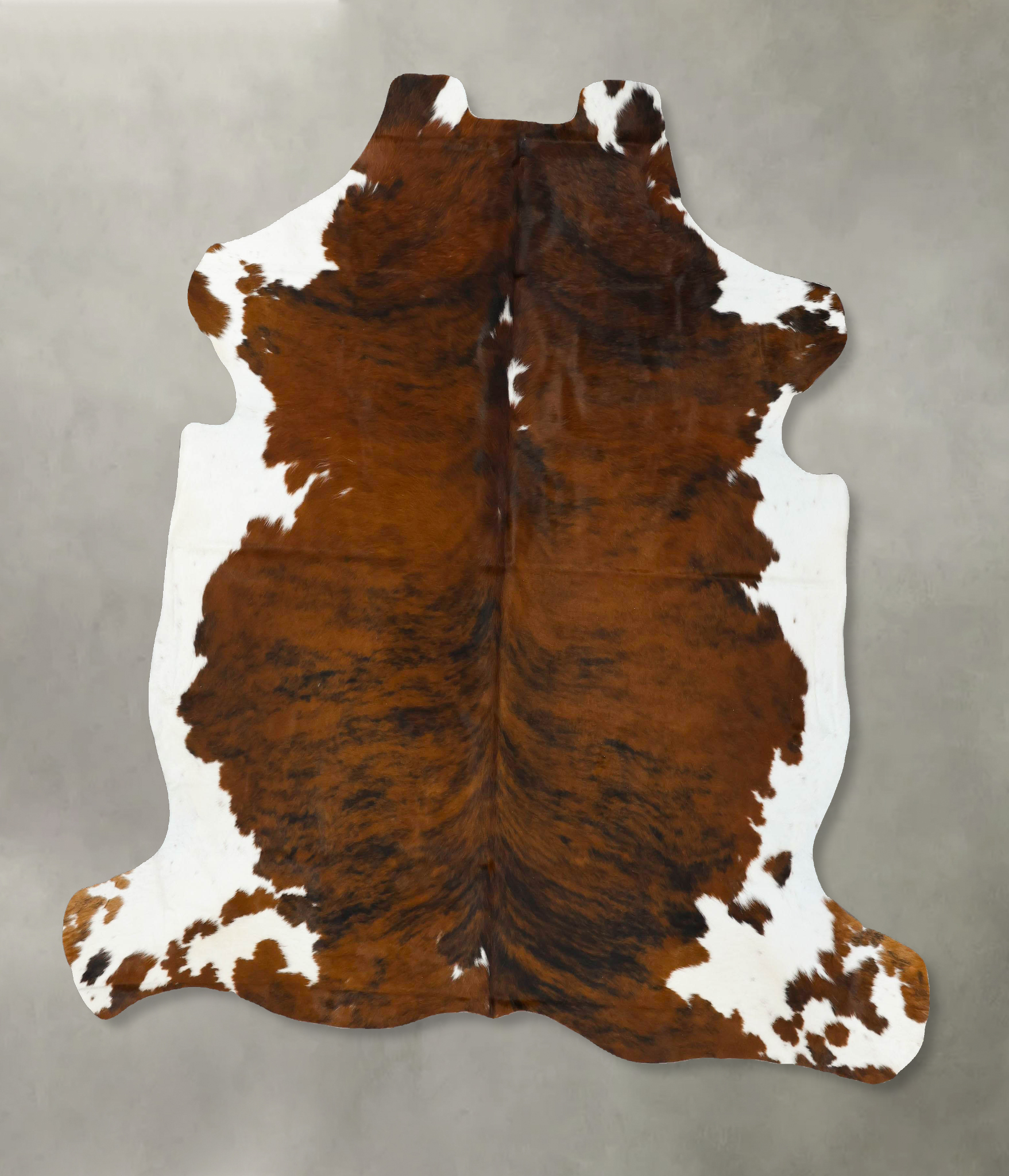 Tricolor X-Large European Cowhide Rug 7'2