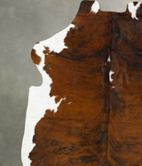 Tricolor X-Large European Cowhide Rug 7'2"H x 7'0"W #B22922 by Hudson Hides