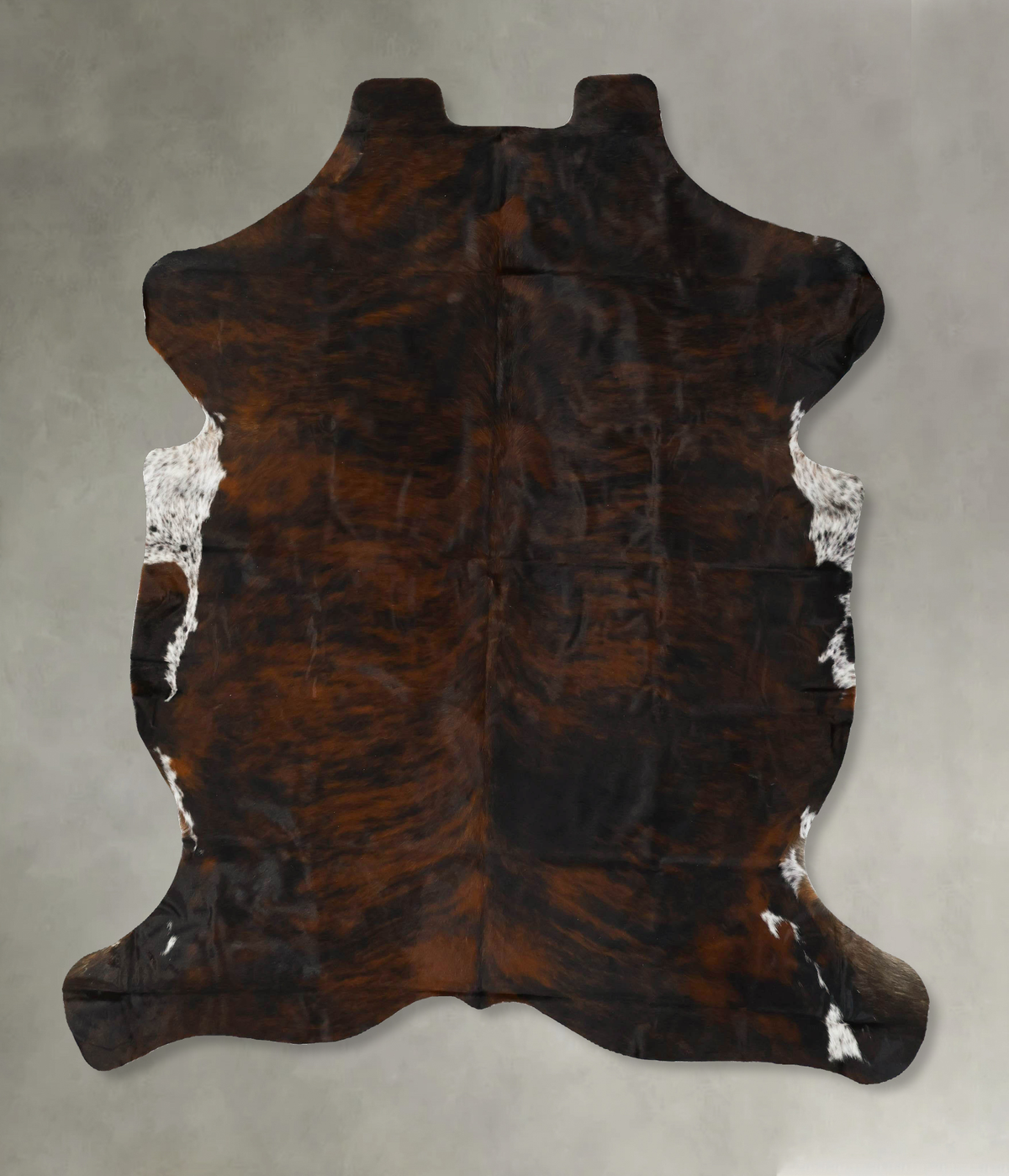 Dark Brindle Cowhide Rug #B22924