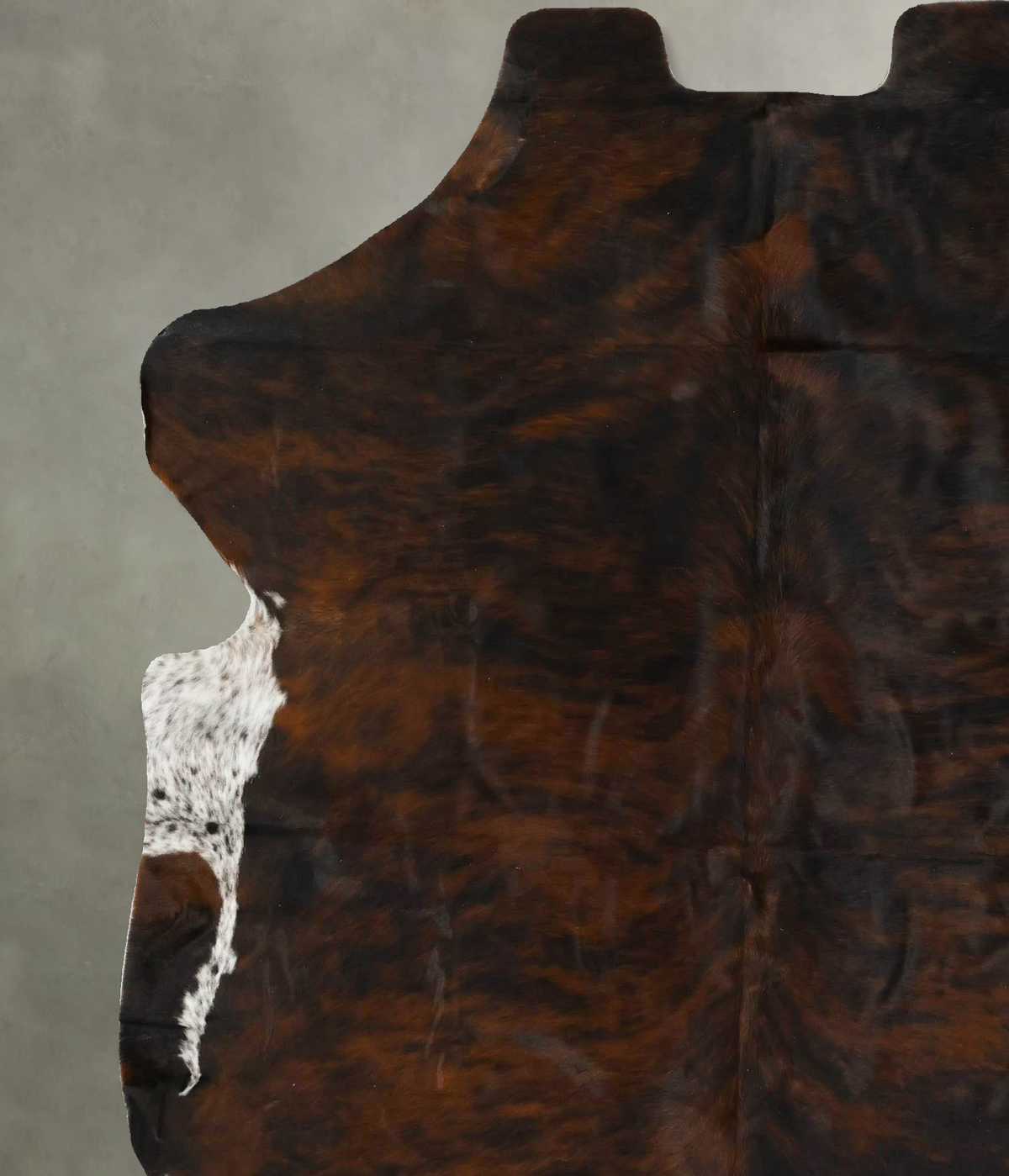 Dark Brindle Cowhide Rug #B22924
