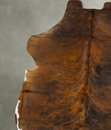 Dark Brindle X-Large European Cowhide Rug 7'4"H x 6'6"W #B22935 by Hudson Hides