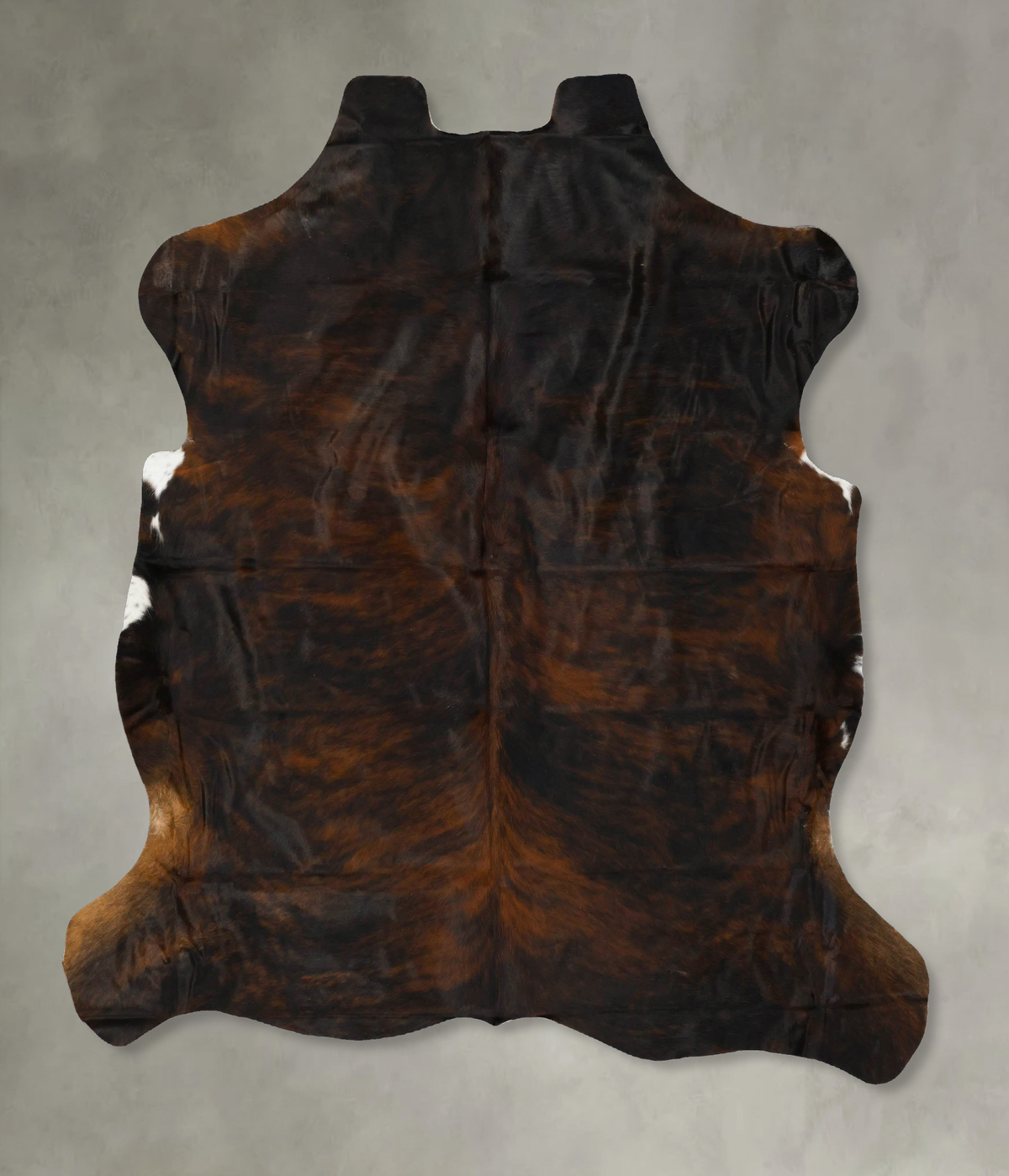 Dark Brindle Cowhide Rug #B22938
