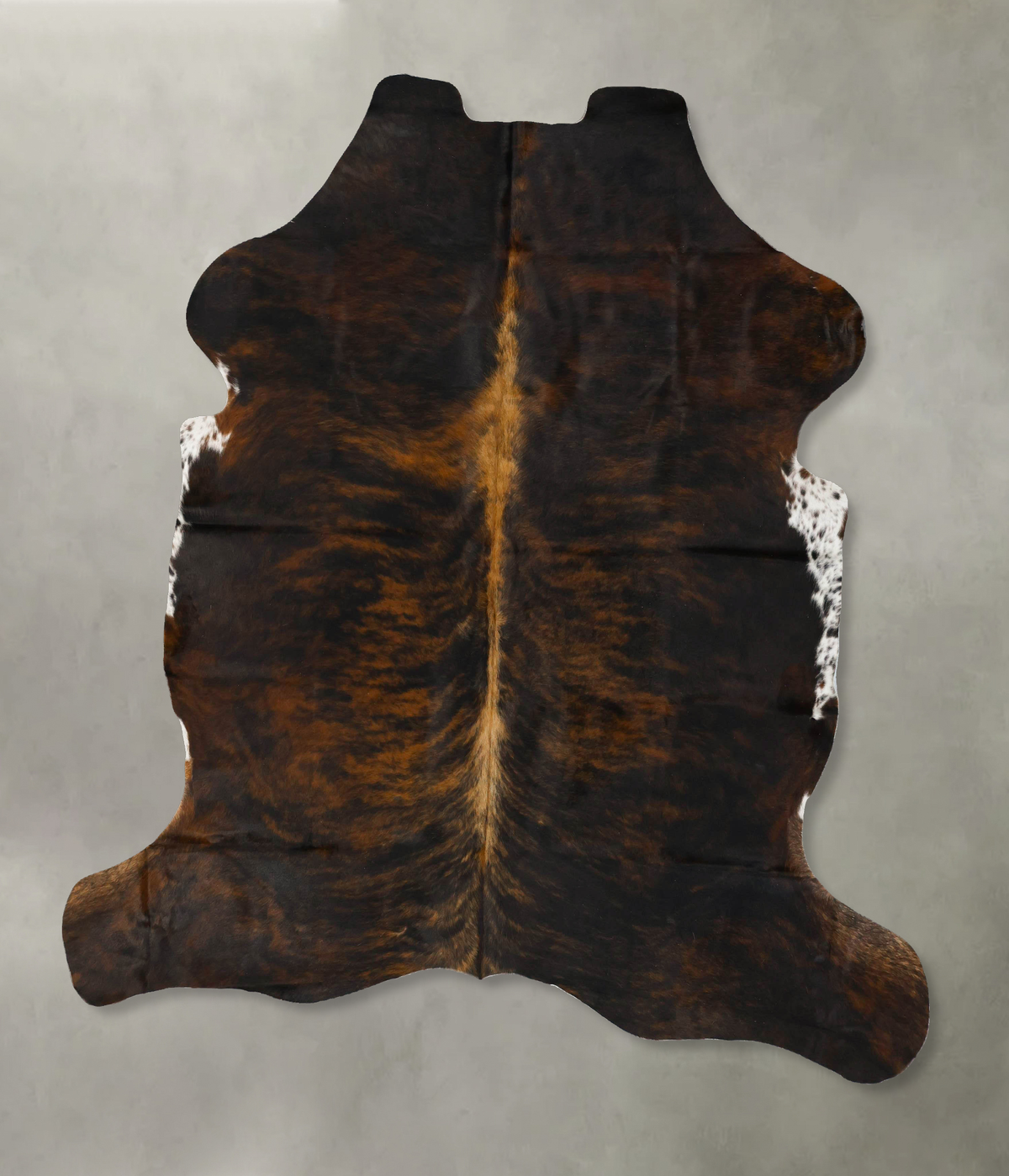 Dark Brindle Cowhide Rug #B22953