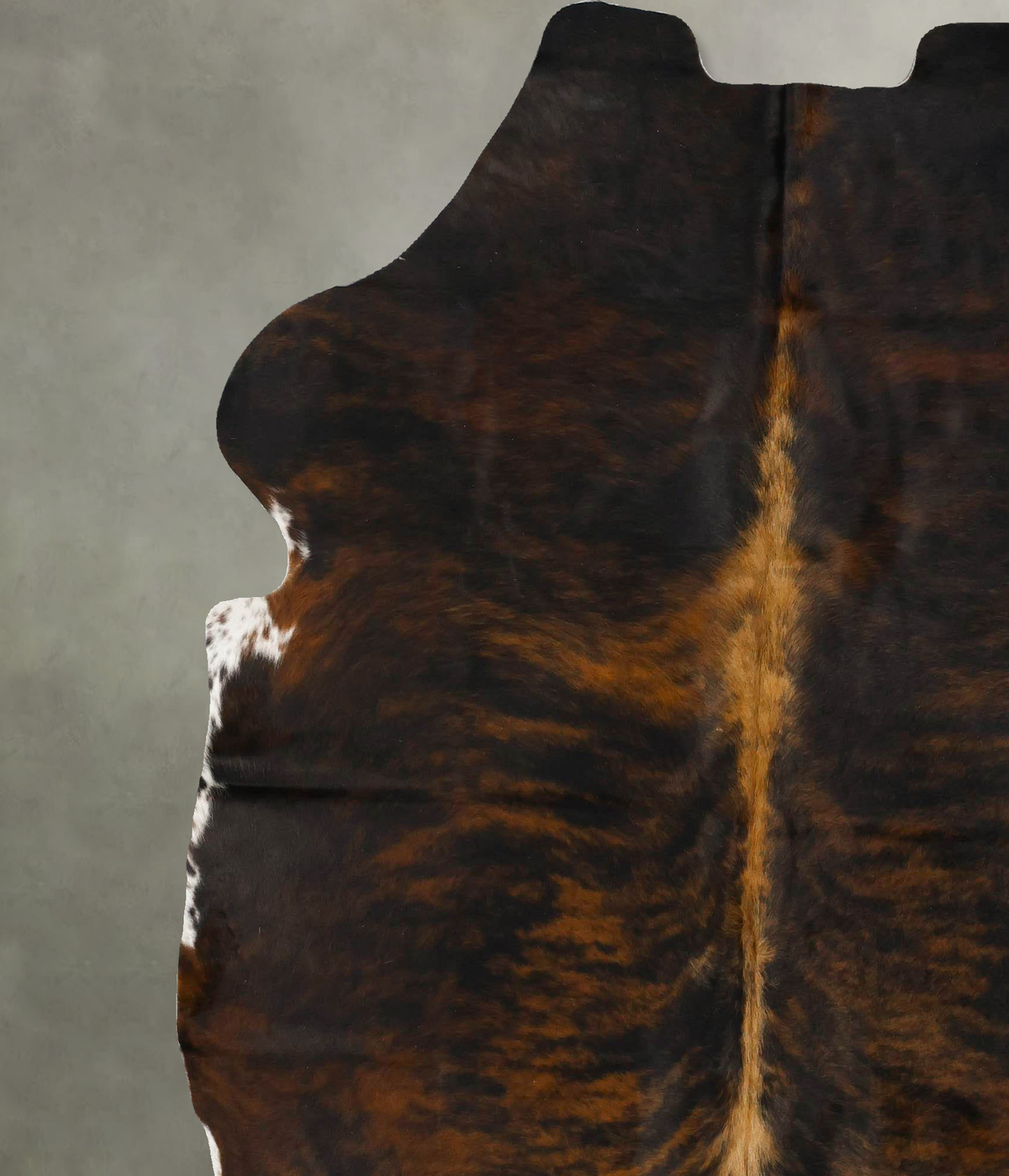 Dark Brindle Cowhide Rug #B22953