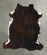 Dark Brindle X-Large European Cowhide Rug 7'0"H x 6'3"W #B22972 by Hudson Hides
