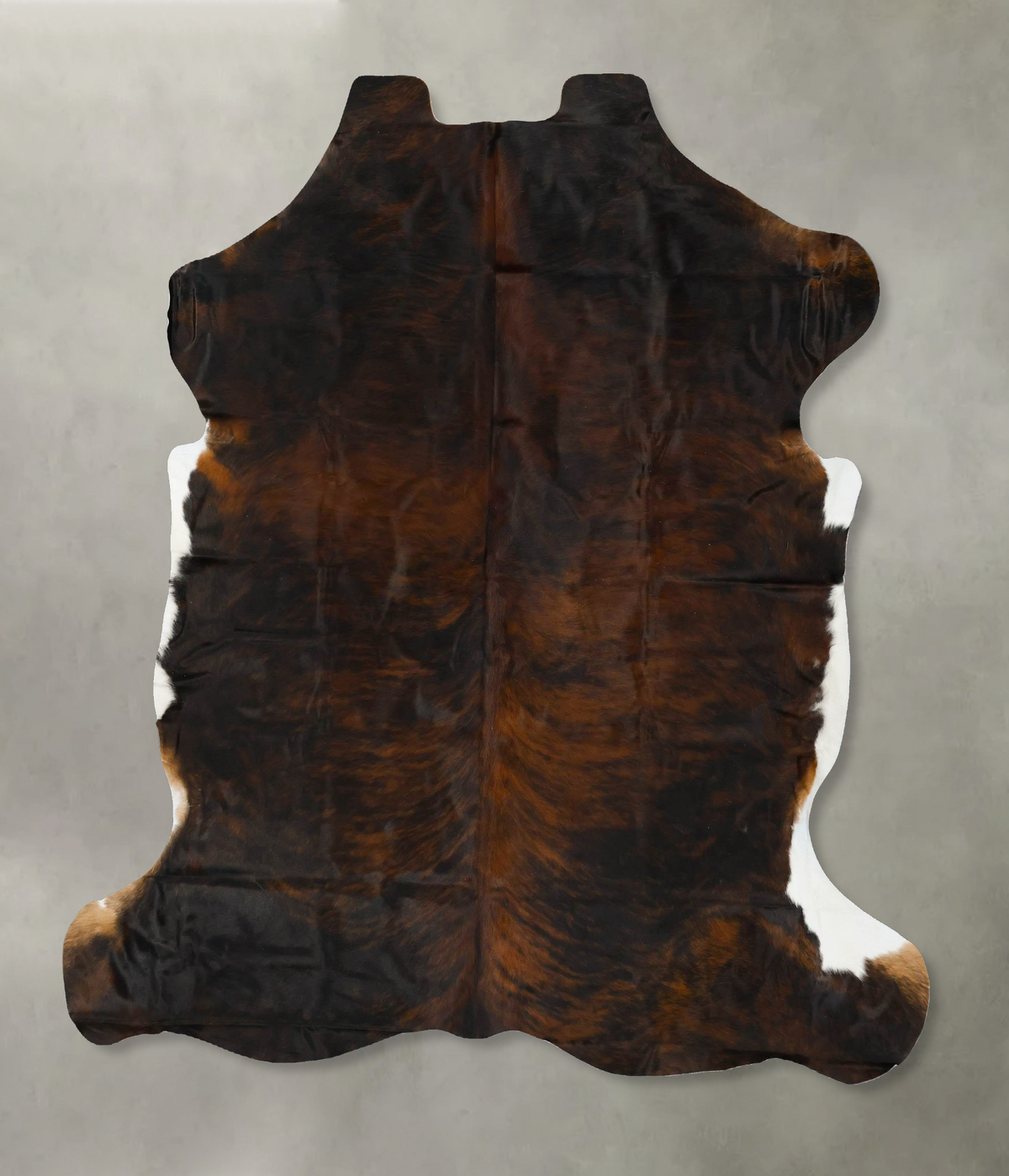 Dark Brindle Cowhide Rug #B22973