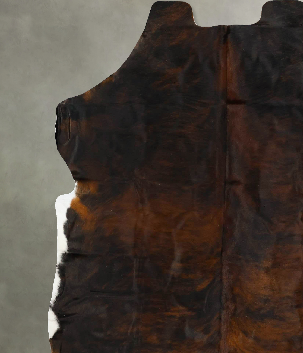 Dark Brindle Cowhide Rug #B22973