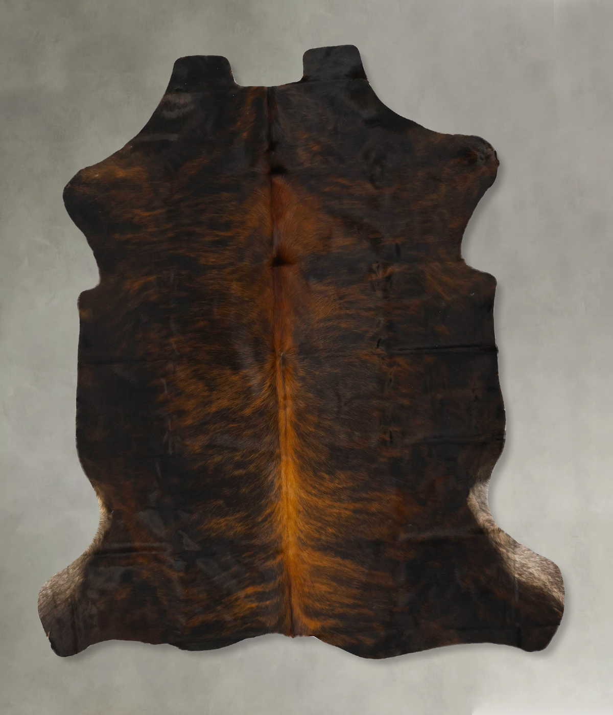 Dark Brindle Cowhide Rug #B22984