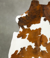Tricolor X-Large European Cowhide Rug 7'4"H x 6'2"W #B22992 by Hudson Hides