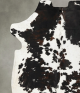 Tricolor X-Large European Cowhide Rug 7'5"H x 6'8"W #B22993 by Hudson Hides