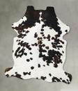 Tricolor X-Large European Cowhide Rug 7'3"H x 6'2"W #B22999 by Hudson Hides