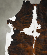 Tricolor XX-Large European Cowhide Rug 7'4"H x 6'11"W #B23000 by Hudson Hides