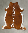 Tricolor X-Large European Cowhide Rug 7'6"H x 6'4"W #B23021 by Hudson Hides